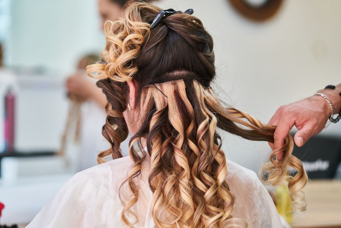 Clip-in and fusion hair extensions